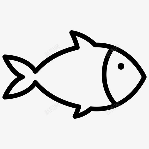 鱼动物渔业svg_新图网 https://ixintu.com 食品 动物 渔业 海鲜 概述