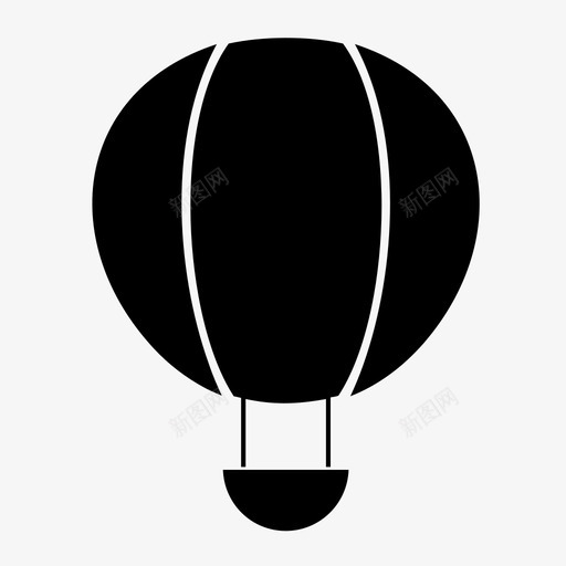 降落伞交付下降svg_新图网 https://ixintu.com 降落伞 交付 下降 热气球 安全 航运 一般