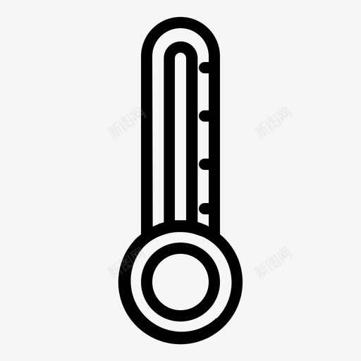 温度计冷热svg_新图网 https://ixintu.com 温度计 冷热 温度 天气