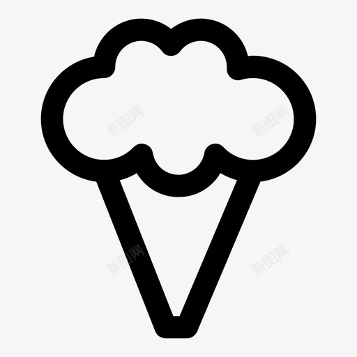冰淇淋筒酷甜svg_新图网 https://ixintu.com 冰淇淋 筒酷 甜甜 用户界面 网页 图标 粗体
