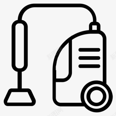 吸尘器电子电子产品图标