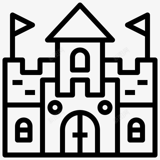 城堡堡垒中世纪svg_新图网 https://ixintu.com 纪念碑 城堡 堡垒 中世纪 玩具