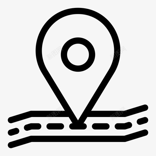 占位符地图位置地图别针svg_新图网 https://ixintu.com 地图 占位符 位置 别针 指针 基本