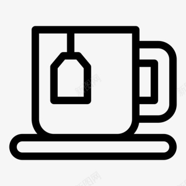 咖啡食物热饮料图标