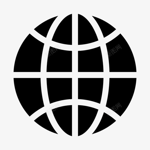 全球地球仪地球网svg_新图网 https://ixintu.com 地球 球网 全球 地球仪 无线 互联网 杂项 填充