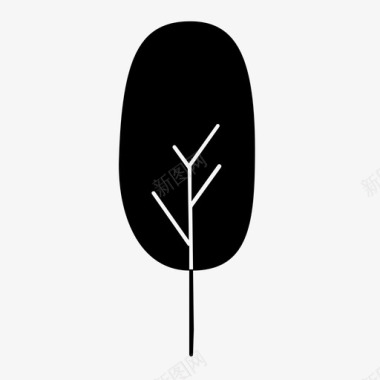 树木生态景观图标