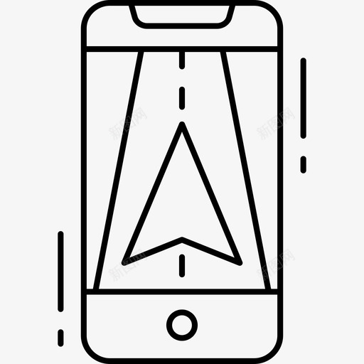 地图应用程序箭头方向svg_新图网 https://ixintu.com 地图 应用程序 箭头 方向 道路 智能 手机 旅行