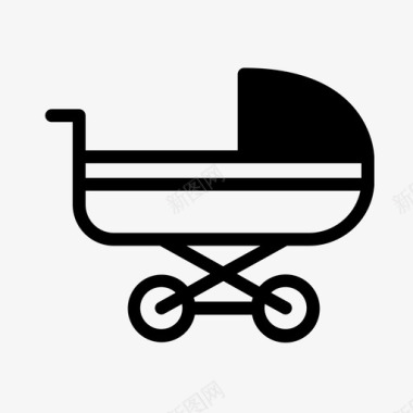 婴儿设备婴儿商店市场图标
