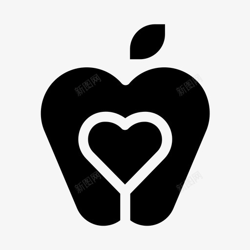 苹果饮食食品svg_新图网 https://ixintu.com 苹果 饮食 食品 水果 素食 素食主义 主义者 农业 填充