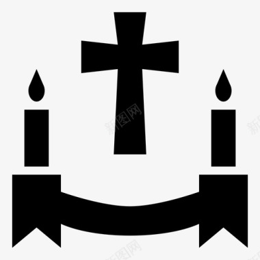 基督教十字架耶稣图标