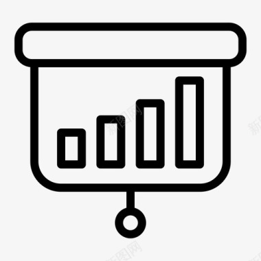 演示文稿分析图表图标