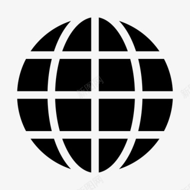 全球地球仪地球网图标