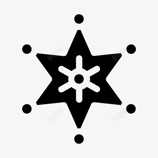 警长徽章工作警察徽章svg_新图网 https://ixintu.com 徽章 警长 工作 警察 职业 护林员 法律 司法