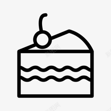 蛋糕食品糕点图标