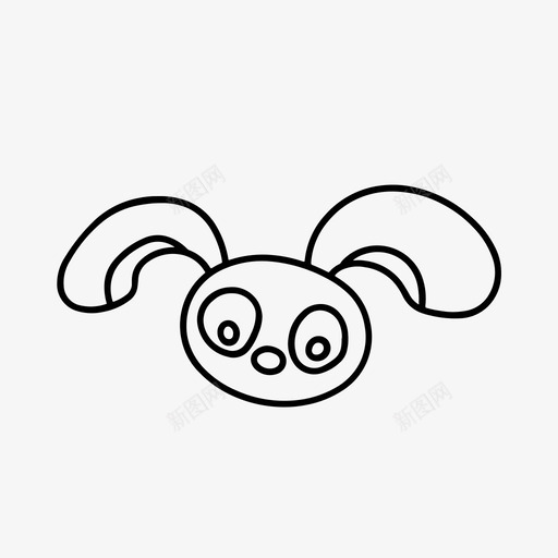 小兔子可爱动物svg_新图网 https://ixintu.com 小兔 兔子 可爱 动物 惊喜 故事 时间