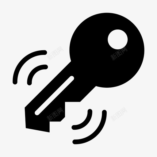 智能锁控制钥匙svg_新图网 https://ixintu.com 智能 控制 钥匙 安全 智能家居