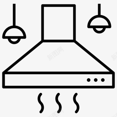 通风柜设计家用图标