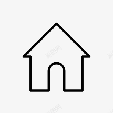 家房子物业图标