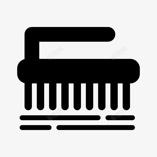 刷子清洁脏污svg_新图网 https://ixintu.com 刷子 清洁 脏污 地板 卫生间 洗手间 设施
