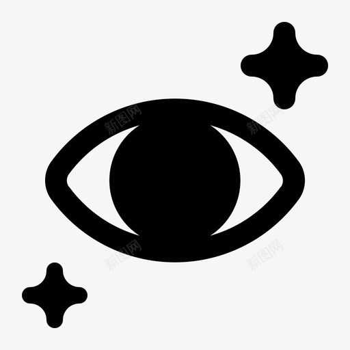 幻觉眼睛魔法svg_新图网 https://ixintu.com 魔法 幻觉 眼睛 雕文