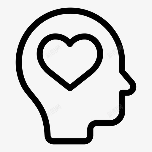 头脑大脑心脏svg_新图网 https://ixintu.com 头脑 大脑 心脏 过程 心理 友谊