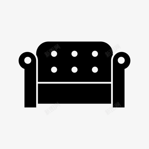 沙发座椅33件家居用品svg_新图网 https://ixintu.com 座椅 沙发 家居用品