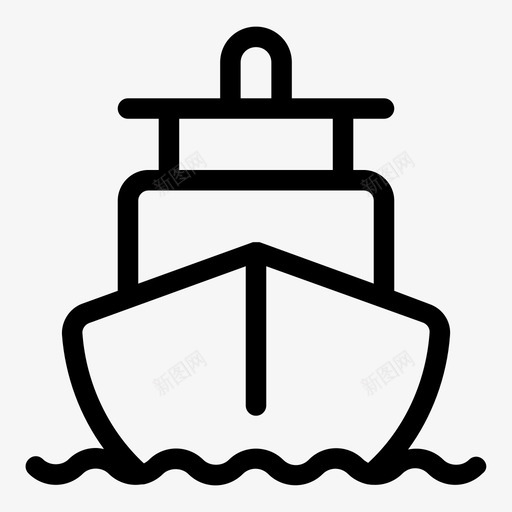 船航行海洋svg_新图网 https://ixintu.com 航行 海洋 船舶 运输 海洋生物