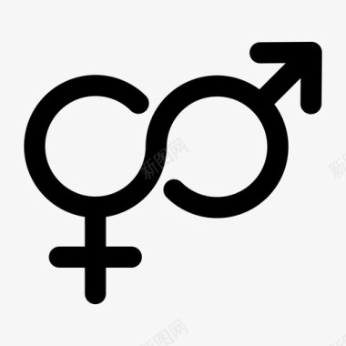 性别流动性包容性性别图标