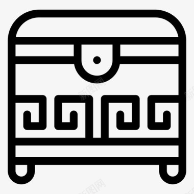 潘多拉盒子文化希腊图标