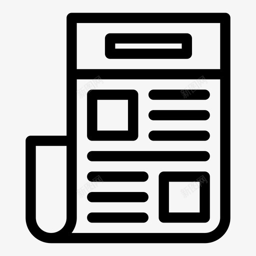 报纸杂志新闻报道svg_新图网 https://ixintu.com 报纸杂志 新闻报道 新闻 管理 基本