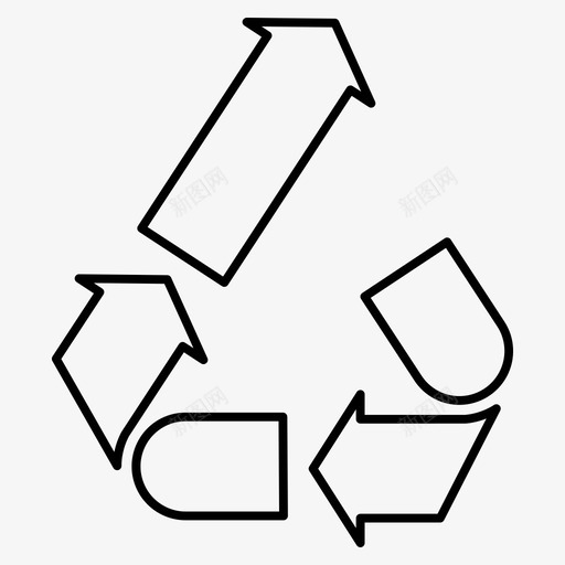 向上循环生态垃圾svg_新图网 https://ixintu.com 向上 循环 生态 垃圾 回收 废物 杂项