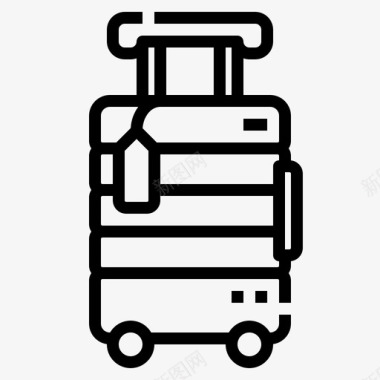 行李包装手提箱图标