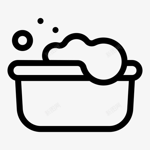 婴儿浴缸浴室清洁svg_新图网 https://ixintu.com 婴儿 浴缸 浴室 清洁卫生 儿童 家庭