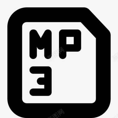 mp3文件音频多媒体图标