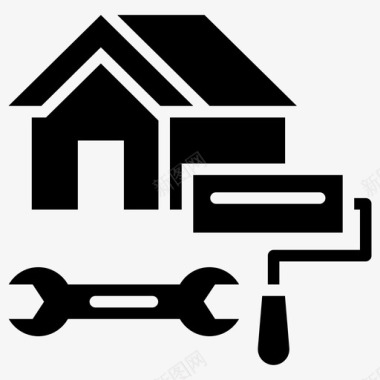 装修建筑装饰图标