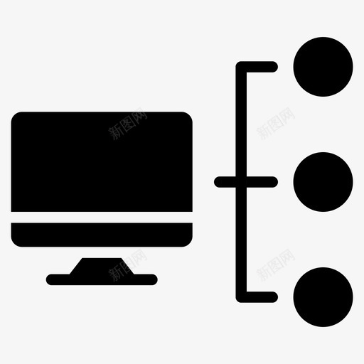 网络计算机服务器计算机共享svg_新图网 https://ixintu.com 服务器 计算机 连接 网络计算机 共享 网络 通信