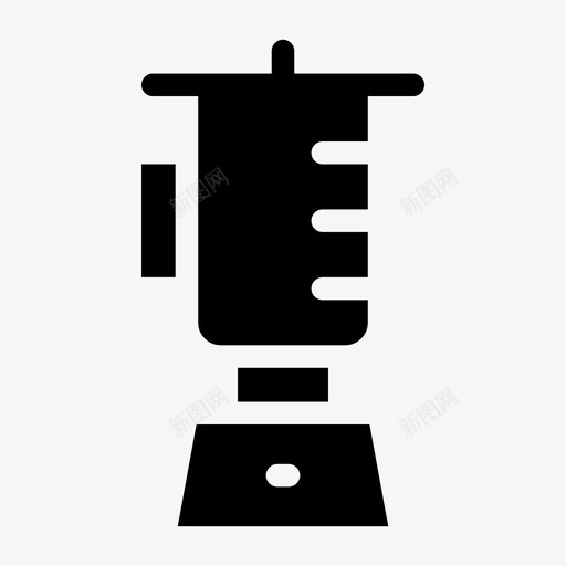 搅拌机果汁厨具svg_新图网 https://ixintu.com 搅拌机 果汁 厨具 智能家居 填充
