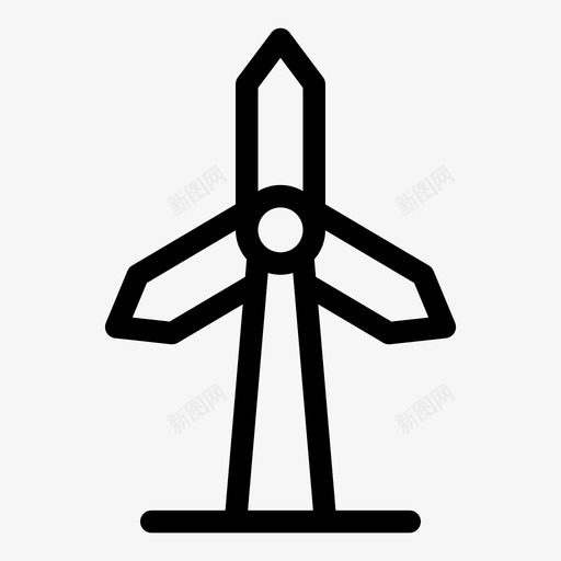 风车绿色能源可持续发展svg_新图网 https://ixintu.com 风车 绿色 能源 可持续发展 风能 风力 涡轮机 杂项