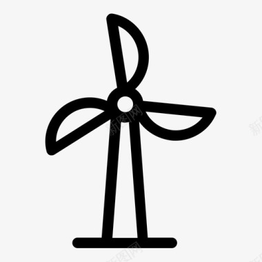 风力机生态环境图标