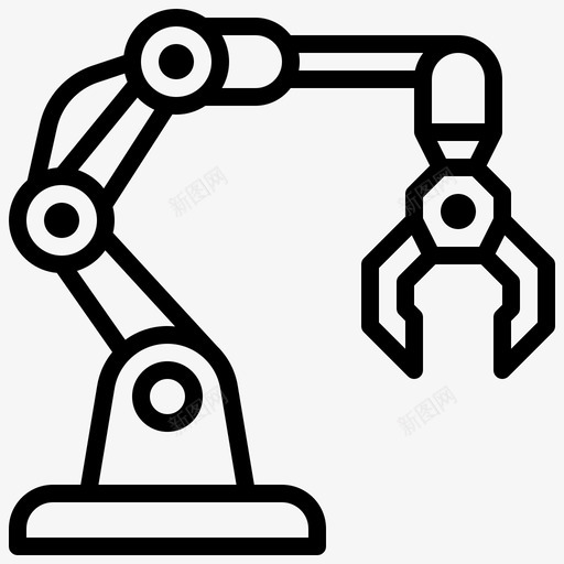 机械臂人工智能未来派svg_新图网 https://ixintu.com 机械 人工智能 未来派 机器人学 科幻小说