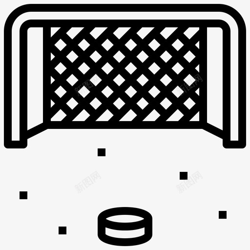 球门比赛门svg_新图网 https://ixintu.com 运动 球门 比赛 曲棍球