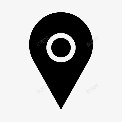 占位符地图位置地图别针svg_新图网 https://ixintu.com 地图 占位符 位置 别针 指针 基本 填充
