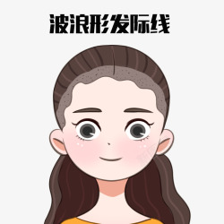 发际线素材