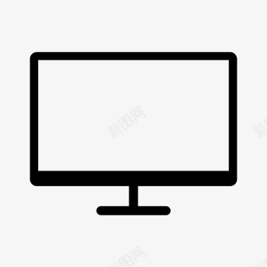 屏幕电脑屏幕led电视图标