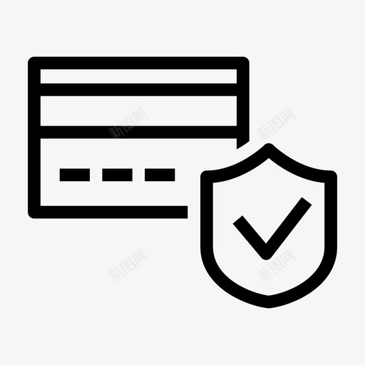 安全支付信用卡保险箱svg_新图网 https://ixintu.com 安全 支付 信用卡 保险箱 交易 保险 大纲