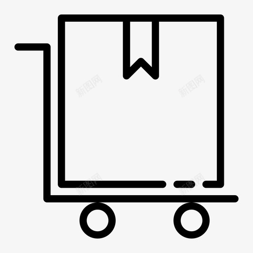 手推车商务送货svg_新图网 https://ixintu.com 手推车 物流 商务 送货 出口 货运 全球
