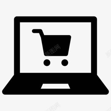 网上购物网购电子商务图标