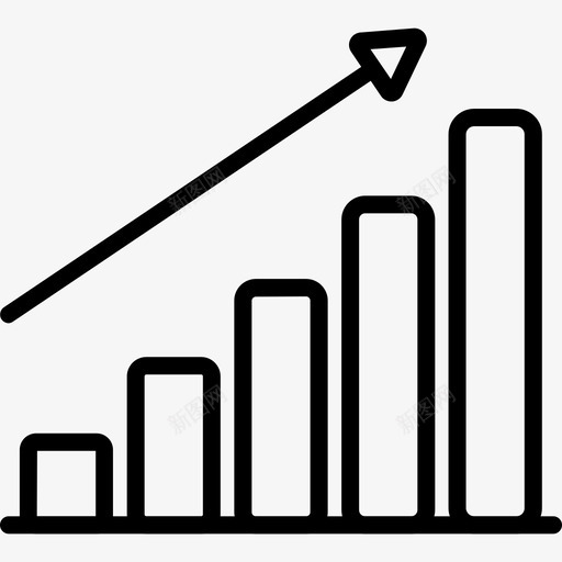 统计上升条形图上升上升svg_新图网 https://ixintu.com 上升 统计 条形图 博客 活动