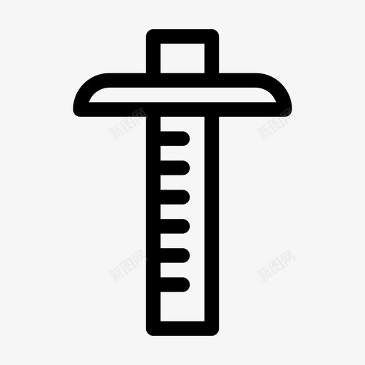 卡尺教育学习svg_新图网 https://ixintu.com 卡尺 教育 教育学 学习 学校 智能 工具