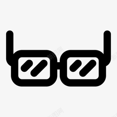 眼镜视觉护目镜图标